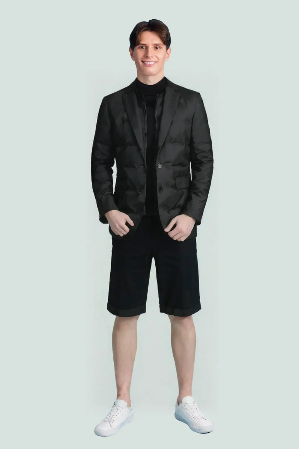 Vanguard Men's Winter Jacket — Waterproof. Down-Filled. Boardroom-Ready..