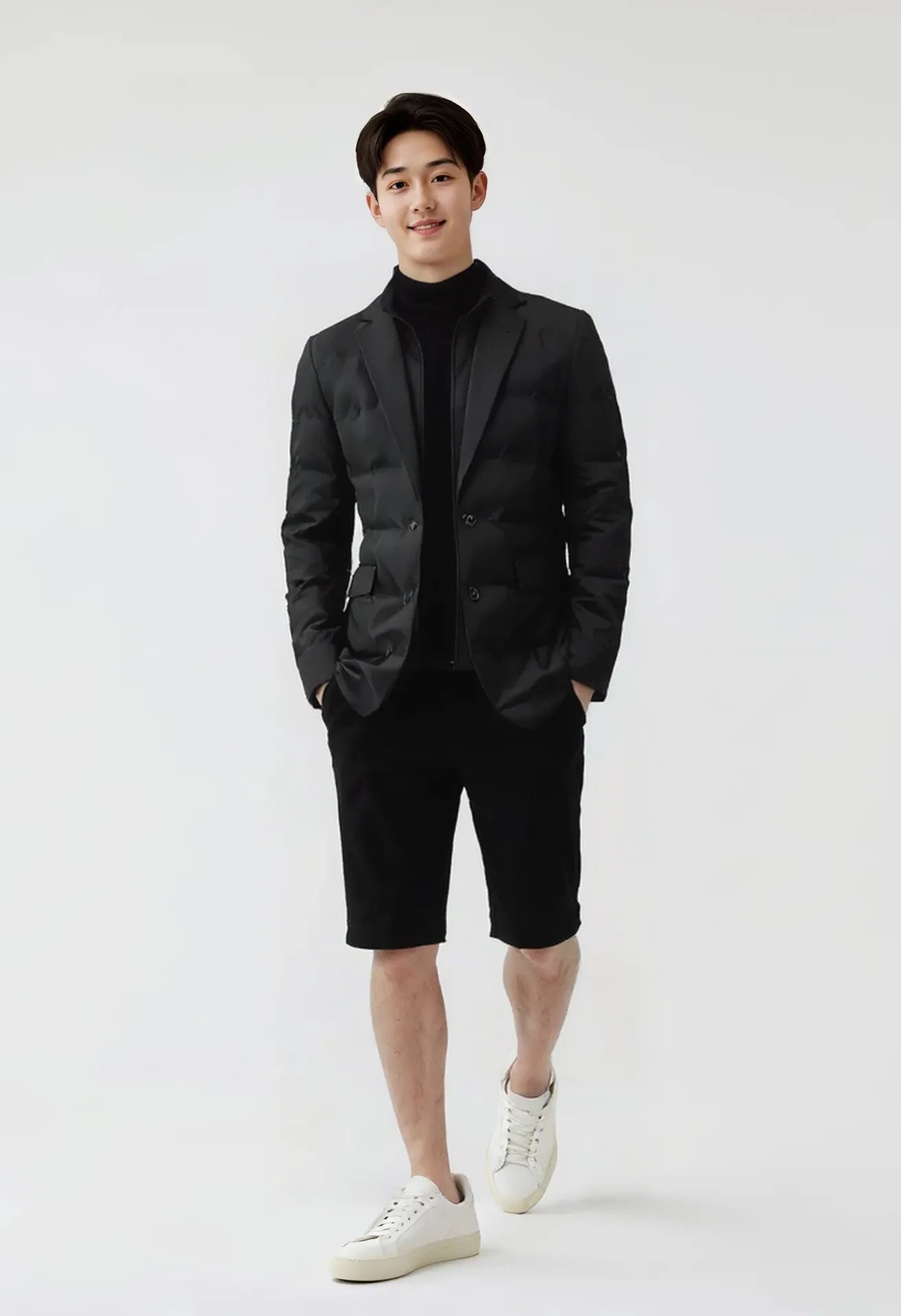 Vanguard Men's Winter Jacket — Waterproof. Down-Filled. Boardroom-Ready..