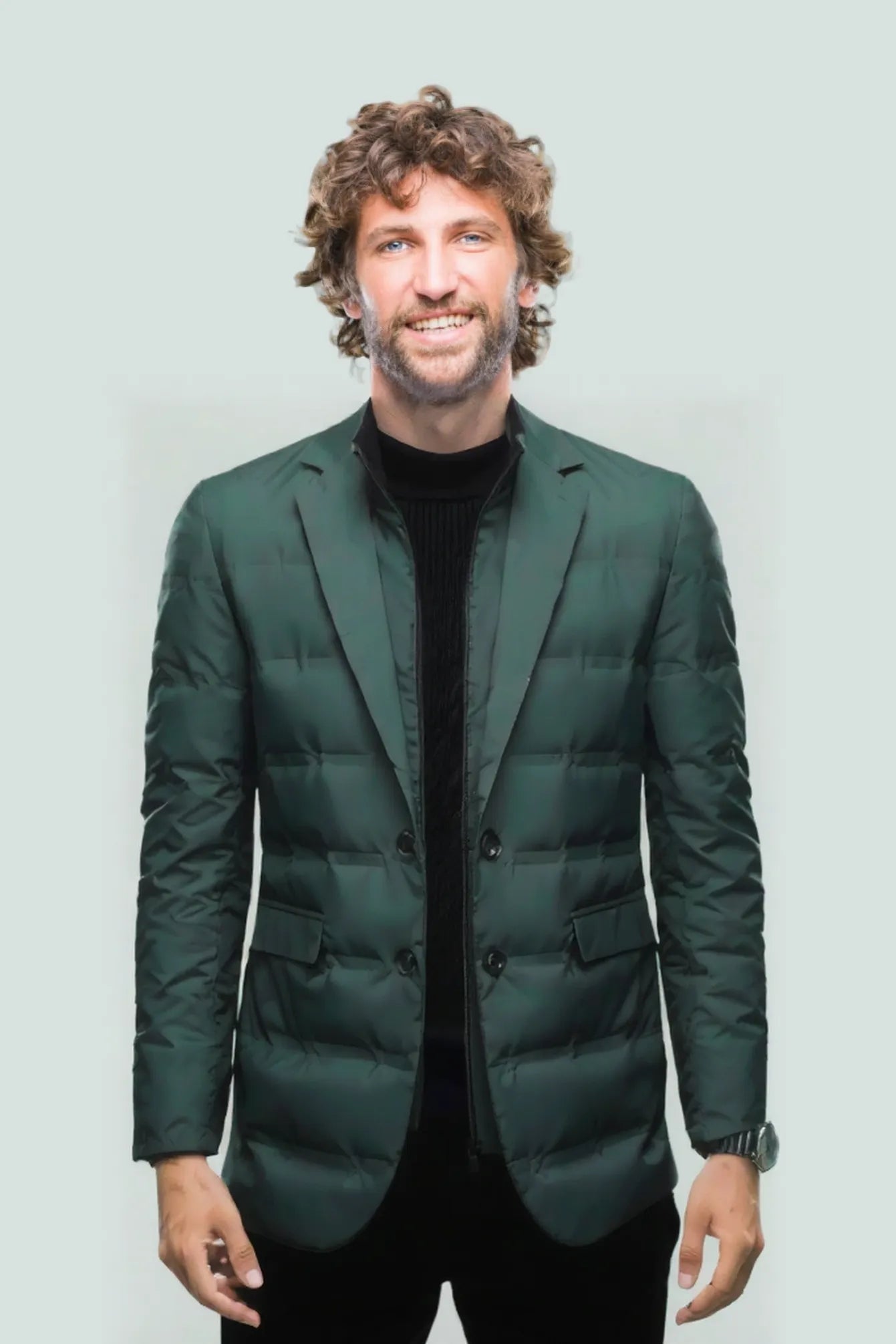 Vanguard Men's Winter Jacket — Waterproof. Down-Filled. Boardroom-Ready..